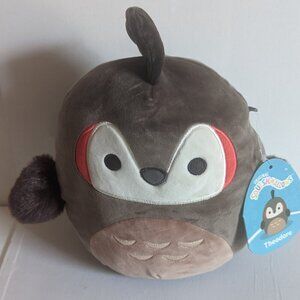 NWT HTF 8" Theodore Roadrunner Squishmallows Brown Bird Crest Plushie Animal NEW